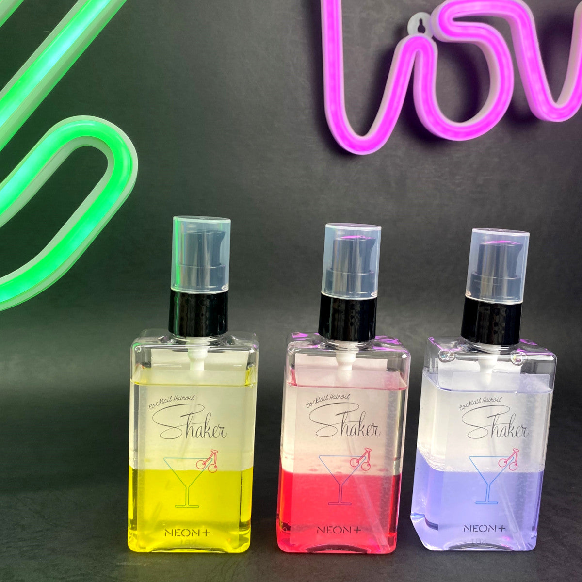 <シェイクするヘアオイル♪>NEON+ カクテルシェイク ヘアオイル
