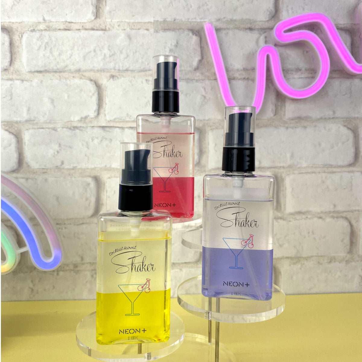 <シェイクするヘアオイル♪>NEON+ カクテルシェイク ヘアオイル
