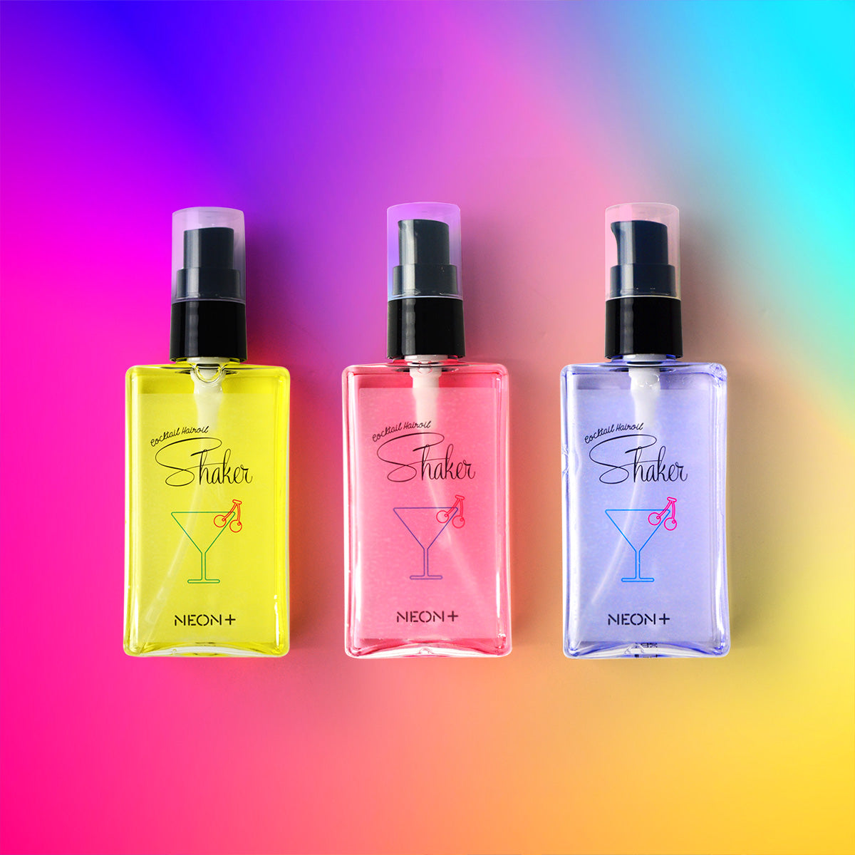 <シェイクするヘアオイル♪>NEON+ カクテルシェイク ヘアオイル