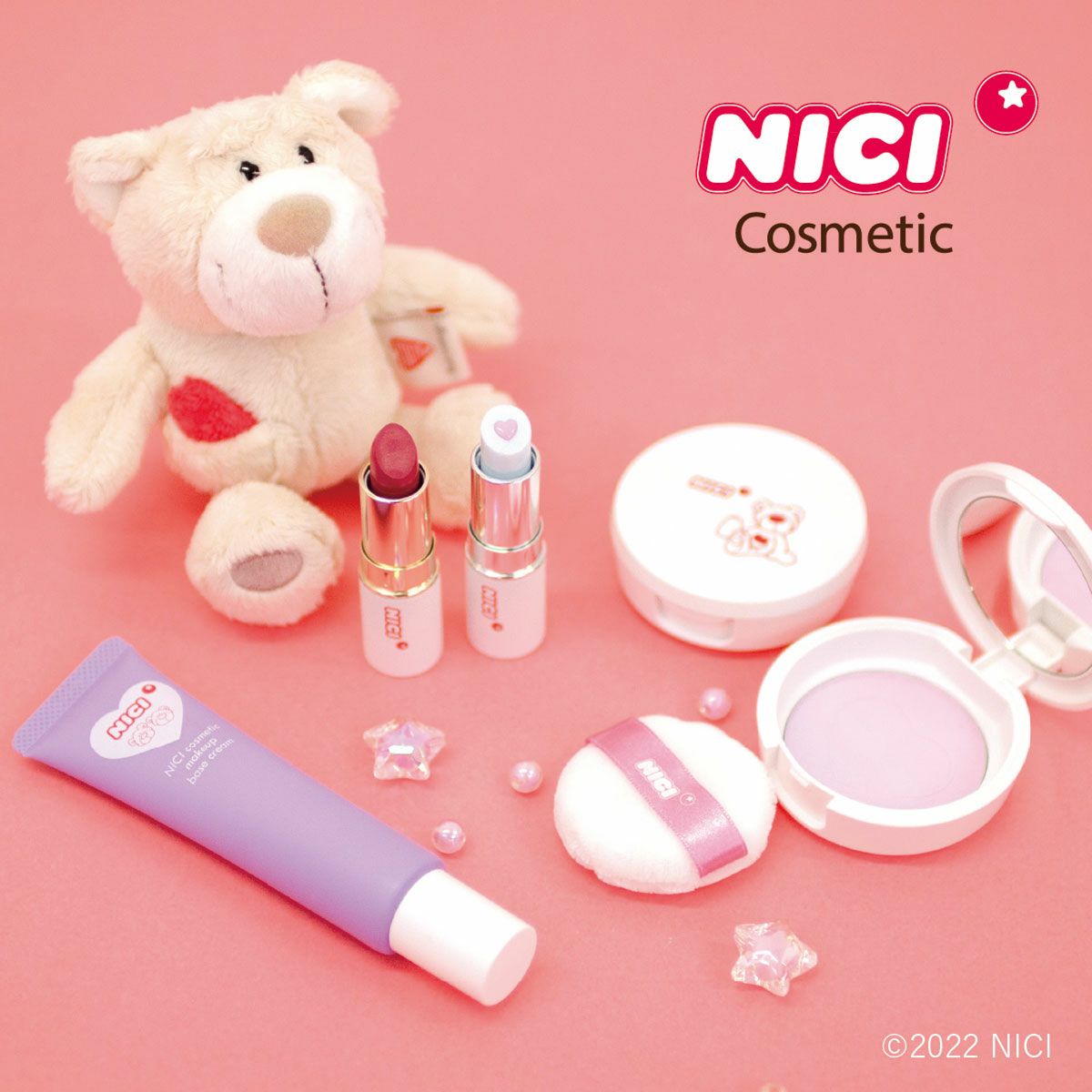 NICI リップ&フェイスパウダー ポーチセット ラブベア